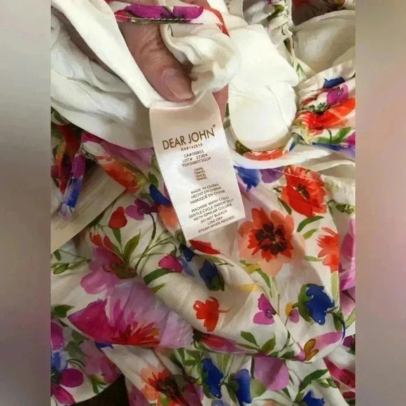 Dear John/Anthropologie Women's M Ryo Strap Halter Maxi Dress Garden Party NWT!! - Picture 15 of 16